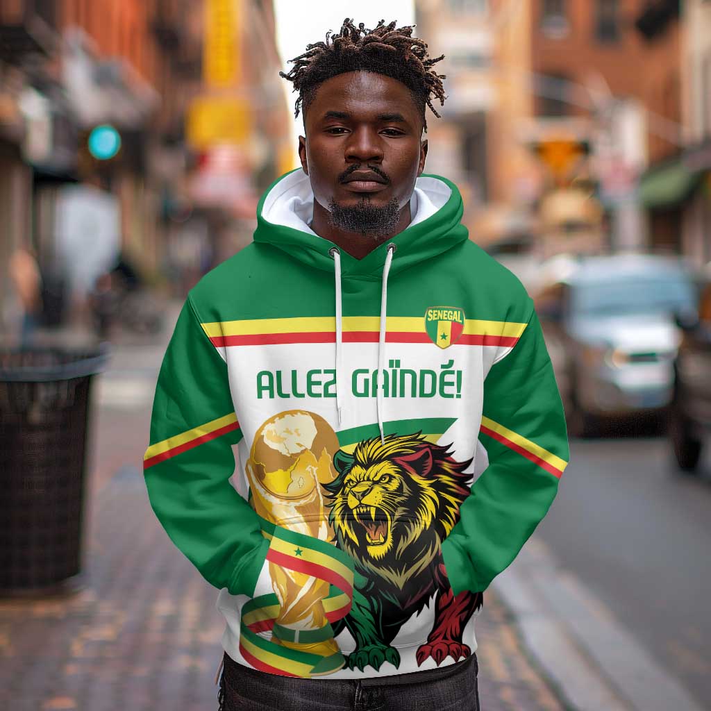 Personalized Senegal WC26 Future Champions Hoodie Lions de la Teranga Allez Gainde