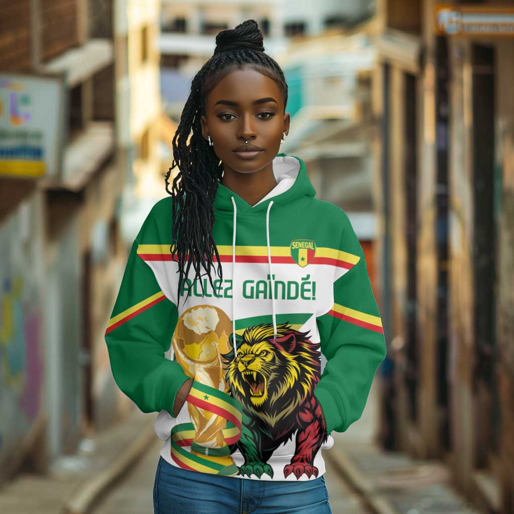 Personalized Senegal WC26 Future Champions Hoodie Lions de la Teranga Allez Gainde