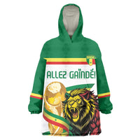 Personalized Senegal WC26 Future Champions Kid Wearable Blanket Hoodie Lions de la Teranga Allez Gainde