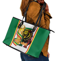 Senegal WC26 Future Champions Leather Tote Bag Lions de la Teranga Allez Gainde