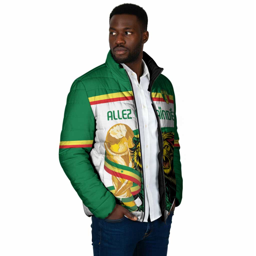 Personalized Senegal WC26 Future Champions Padded Jacket Lions de la Teranga Allez Gainde