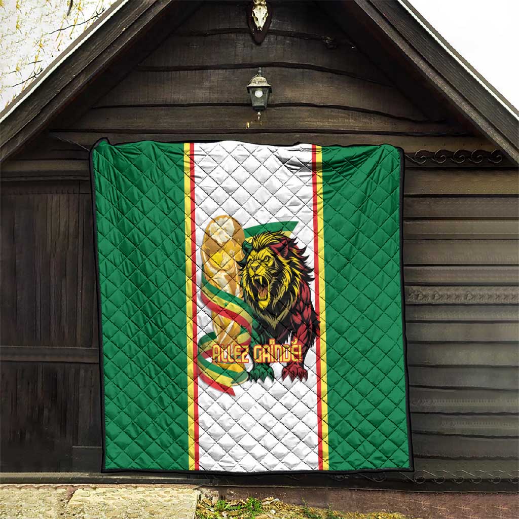 Senegal WC26 Future Champions Quilt Lions de la Teranga Allez Gainde