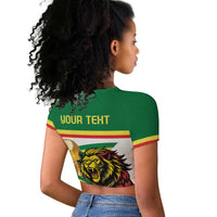 Personalized Senegal WC26 Future Champions Raglan Cropped T shirt Lions de la Teranga Allez Gainde