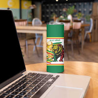 Personalized Senegal WC26 Future Champions Skinny Tumbler Lions de la Teranga Allez Gainde