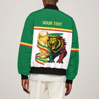 Personalized Senegal WC26 Future Champions Sleeve Zip Bomber Jacket Lions de la Teranga Allez Gainde