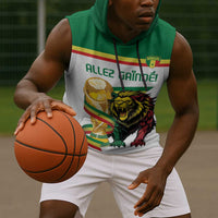 Personalized Senegal WC26 Future Champions Sleeveless Hoodie Lions de la Teranga Allez Gainde