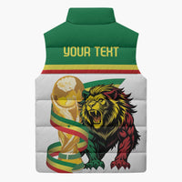 Personalized Senegal WC26 Future Champions Sleeveless Puffer Jacket Lions de la Teranga Allez Gainde
