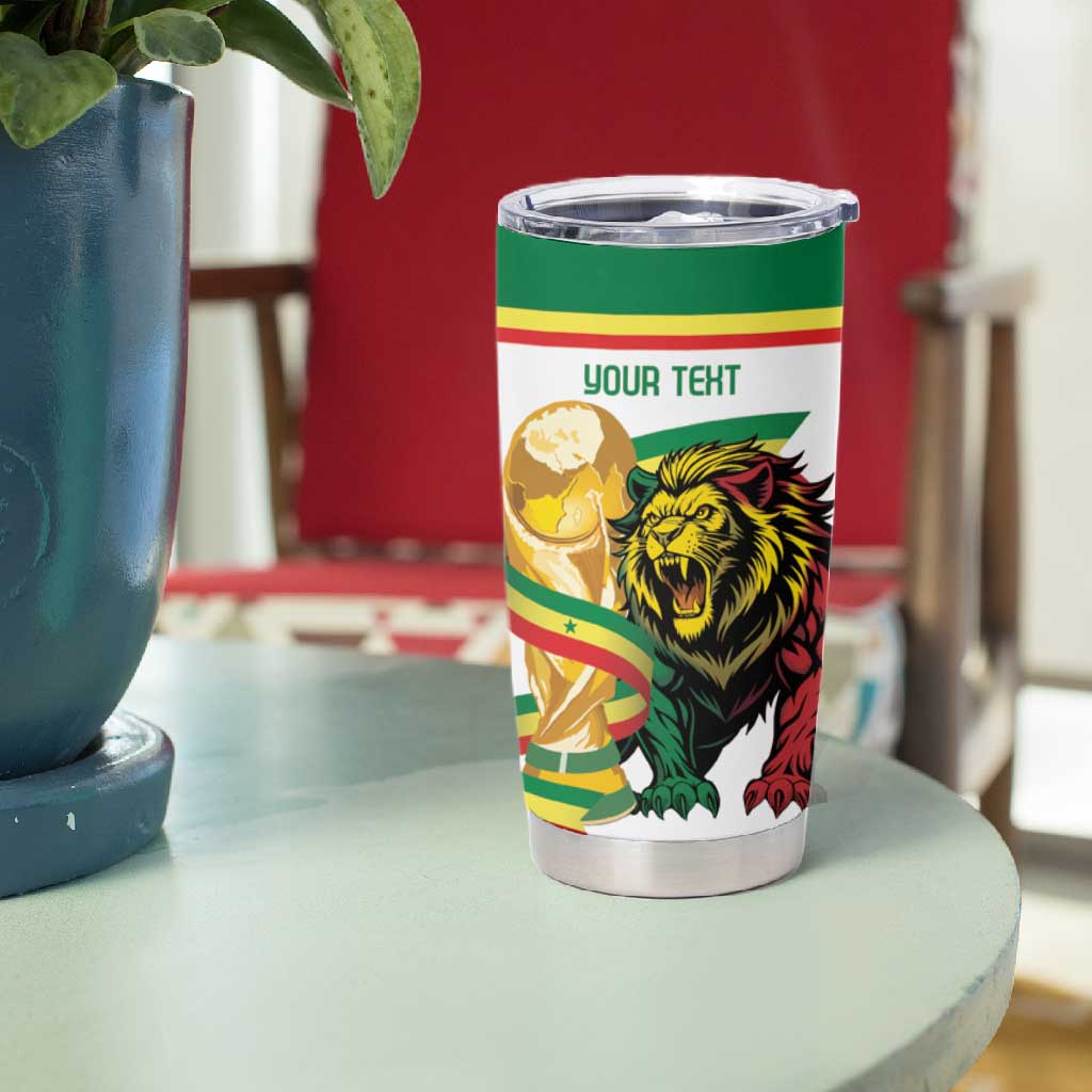 Personalized Senegal WC26 Future Champions Tumbler Cup Lions de la Teranga Allez Gainde