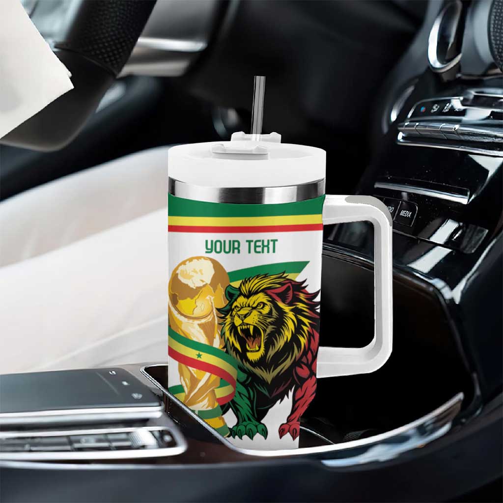 Personalized Senegal WC26 Future Champions Tumbler With Handle Lions de la Teranga Allez Gainde