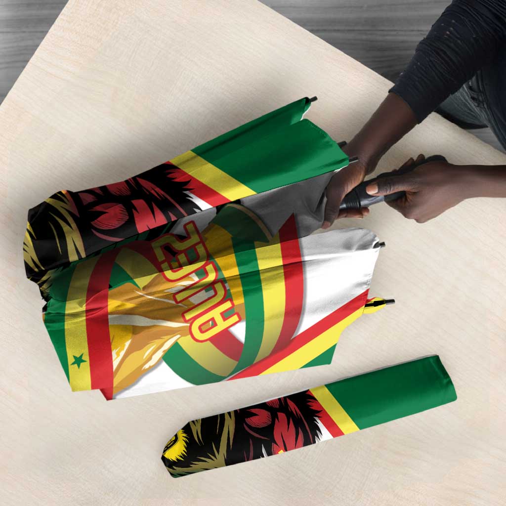 Senegal WC26 Future Champions Umbrella Lions de la Teranga Allez Gainde