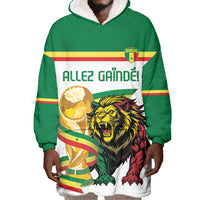 Personalized Senegal WC26 Future Champions Wearable Blanket Hoodie Lions de la Teranga Allez Gainde
