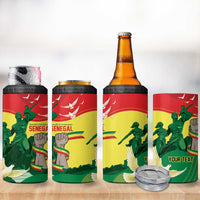 Personalized Senegal Independence Day 4 in 1 Can Cooler Tumbler African Renaissance Monument