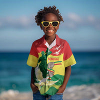 Personalized Senegal Independence Day Kid Hawaiian Shirt African Renaissance Monument
