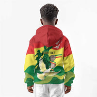 Personalized Senegal Independence Day Kid Hoodie African Renaissance Monument