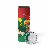 Personalized Senegal Independence Day Skinny Tumbler African Renaissance Monument
