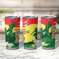 Personalized Senegal Independence Day Tumbler Cup African Renaissance Monument