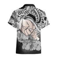 Polynesian Pride Happy Father Day Hawaiian Shirt I Love You Dad - Polynesian Tribal Black - Wonder Print Shop