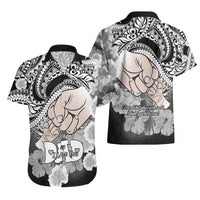 Polynesian Pride Happy Father Day Hawaiian Shirt I Love You Dad - Polynesian Tribal Black - Wonder Print Shop