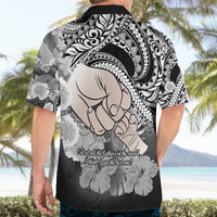 Polynesian Pride Happy Father Day Hawaiian Shirt I Love You Dad - Polynesian Tribal Black - Wonder Print Shop