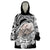 Polynesian Pride Happy Father Day Wearable Blanket Hoodie I Love You Dad - Polynesian Tribal Black - Wonder Print Shop