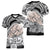 Polynesian Pride Happy Father Day Women V Neck T Shirt I Love You Dad - Polynesian Tribal Black - Wonder Print Shop