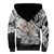 Personalised Polynesian Pride Happy Father Day Sherpa Hoodie I Love You Dad - Polynesian Tribal Black - Wonder Print Shop
