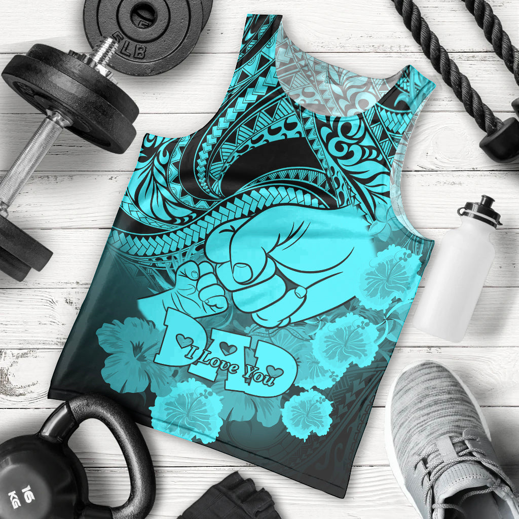 polynesian-pride-happy-father-day-men-tank-top-i-love-you-dad-polynesian-tribal-aqua