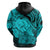 Personalised Polynesian Pride Happy Father Day Hoodie I Love You Dad - Polynesian Tribal Aqua - Wonder Print Shop