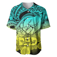 Polynesian Pride Happy Father Day Baseball Jersey I Love You Dad - Polynesian Tribal Gradient 1 LT9 - Wonder Print Shop