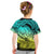 Polynesian Pride Happy Father Day Kid T Shirt I Love You Dad - Polynesian Tribal Gradient 1 - Wonder Print Shop