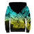Polynesian Pride Happy Father Day Sherpa Hoodie I Love You Dad - Polynesian Tribal Gradient 1 - Wonder Print Shop