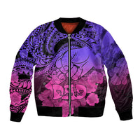 Polynesian Pride Happy Father Day Bomber Jacket I Love You Dad - Polynesian Tribal Gradient 2 LT9 - Wonder Print Shop