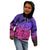 Polynesian Pride Happy Father Day Kid Hoodie I Love You Dad - Polynesian Tribal Gradient 2 - Wonder Print Shop