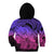 Personalised Polynesian Pride Happy Father Day Kid Hoodie I Love You Dad - Polynesian Tribal Gradient 2 - Wonder Print Shop