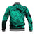 Polynesian Pride Happy Father Day Baseball Jacket I Love You Dad - Polynesian Tribal Green LT9 - Wonder Print Shop