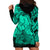 Polynesian Pride Happy Father Day Hoodie Dress I Love You Dad - Polynesian Tribal Green - Wonder Print Shop