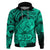 Personalised Polynesian Pride Happy Father Day Hoodie I Love You Dad - Polynesian Tribal Green - Wonder Print Shop