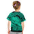 Personalised Polynesian Pride Happy Father Day Kid T Shirt I Love You Dad - Polynesian Tribal Green - Wonder Print Shop