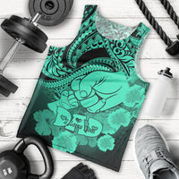 personalised-polynesian-pride-happy-father-day-men-tank-top-i-love-you-dad-polynesian-tribal-green