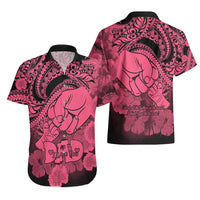 Polynesian Pride Happy Father Day Hawaiian Shirt I Love You Dad - Polynesian Tribal Pink - Wonder Print Shop