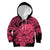 Polynesian Pride Happy Father Day Kid Hoodie I Love You Dad - Polynesian Tribal Pink - Wonder Print Shop