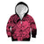 Polynesian Pride Happy Father Day Kid Hoodie I Love You Dad - Polynesian Tribal Pink - Wonder Print Shop