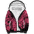 Polynesian Pride Happy Father Day Sherpa Hoodie I Love You Dad - Polynesian Tribal Pink - Wonder Print Shop