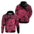 Personalised Polynesian Pride Happy Father Day Hoodie I Love You Dad - Polynesian Tribal Pink - Wonder Print Shop