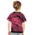 Personalised Polynesian Pride Happy Father Day Kid T Shirt I Love You Dad - Polynesian Tribal Pink - Wonder Print Shop