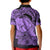 Polynesian Pride Happy Father Day Polo Shirt for Kid I Love You Dad Polynesian Tribal Purple - Wonder Print Shop