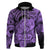 Personalised Polynesian Pride Happy Father Day Hoodie I Love You Dad - Polynesian Tribal Purple - Wonder Print Shop