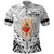 Polynesian Fathers Day Gift For Dad Polo Shirt Super Father In The World Black Polynesian Pattern - Wonder Print Shop