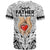 Polynesian Father's Day Gift For Dad T Shirt Super Father In The World - Black Polynesian Pattern - Wonder Print Shop