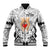 Personalised Polynesian Father's Day Gift For Dad Baseball Jacket Super Father In The World - Black Polynesian Pattern LT9 - Wonder Print Shop